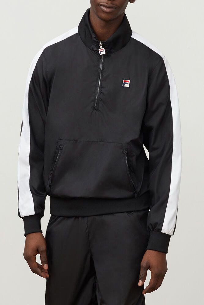 Fila Jakke Herre Sort Hopper Windbreaker VDJ-915268